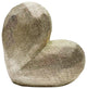 11" Scratched Heart Deco, Champagne
