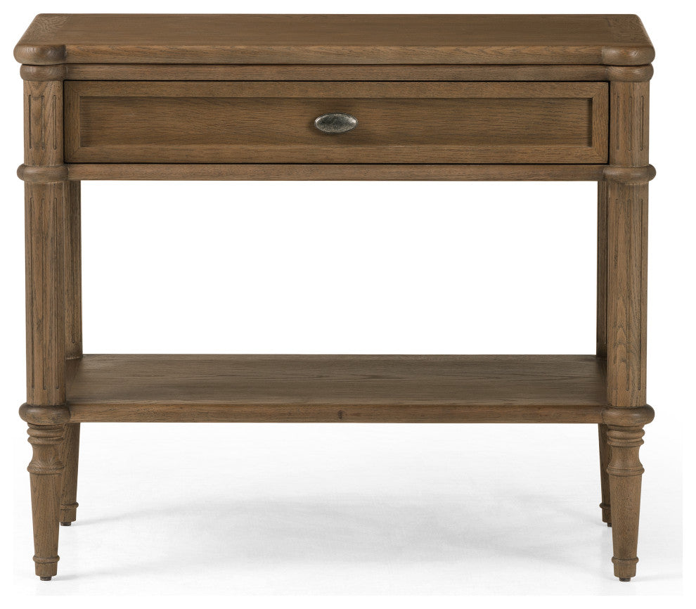 Toulouse Nightstand-Toasted Oak