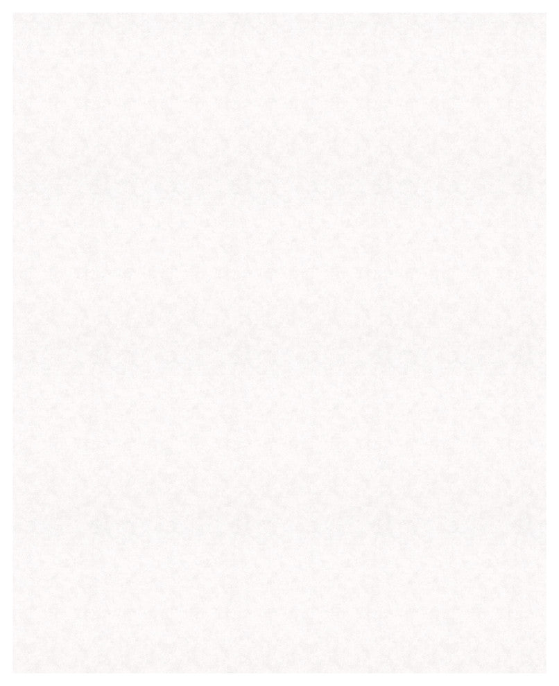 Plain Textured Wallpaper, Solid Color, 32436, White, Sample