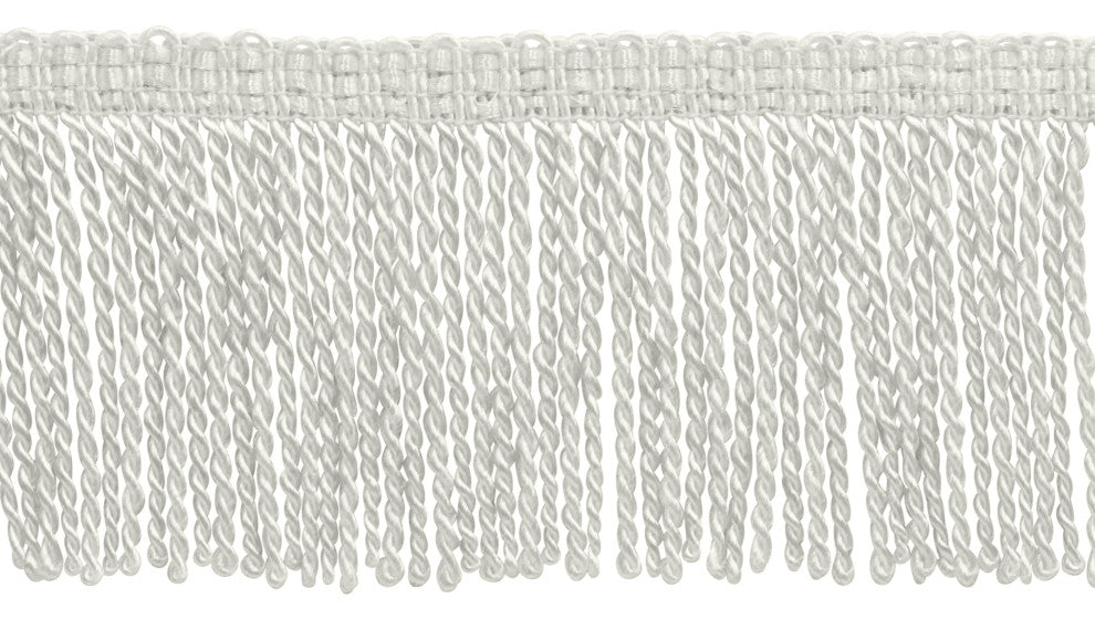 Thin Bullion Fringe Trim, Style# BFT3, Color# A1 - Pure White [5 Yards]
