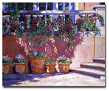'Tuscan Plaza' Canvas Art by David Lloyd Glover