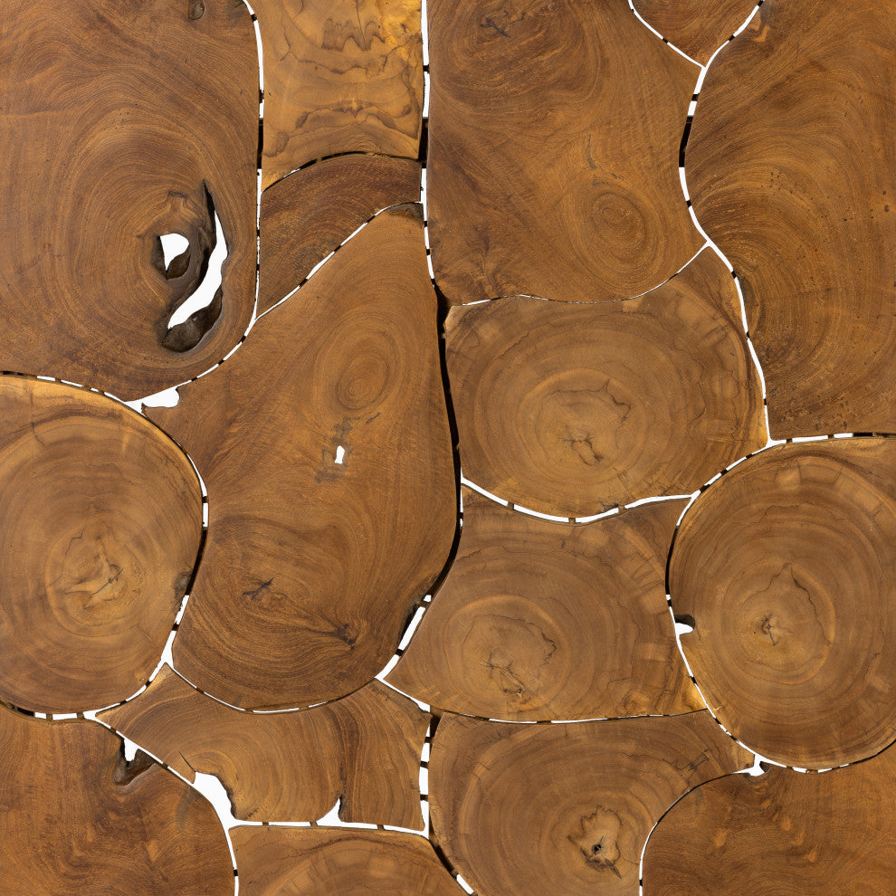 Tomlin Outdoor Coffee Table-Teak Root