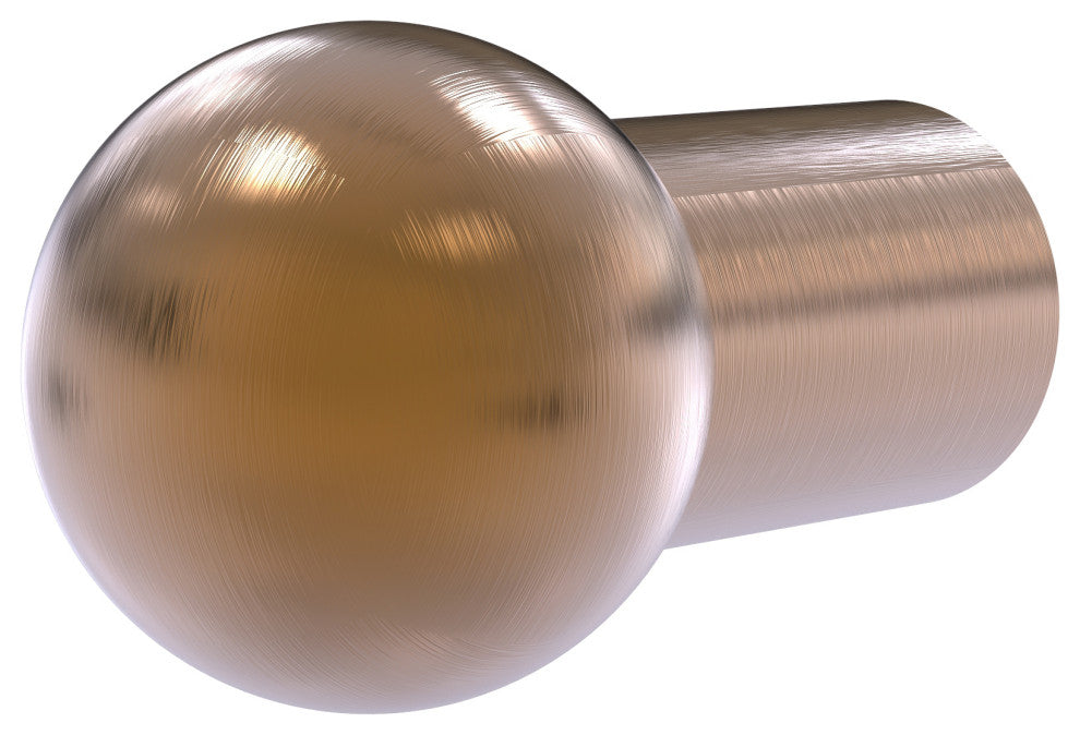 1" Cabinet Knob, Brushed Bronze