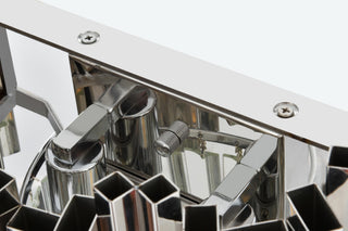 Home Living 12" Wall Sconce, Chrome