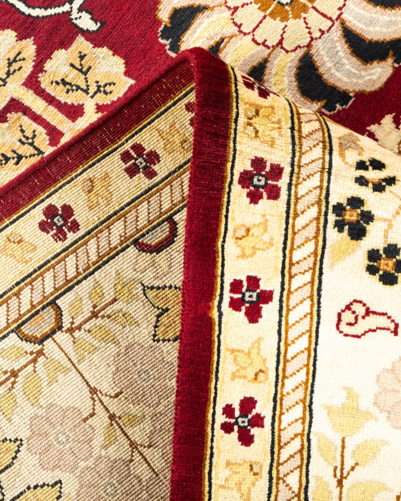 Mogul, One-of-a-Kind Hand-Knotted Area Rug Red, 8'1"x10'0"
