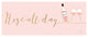 "Underlined Bubbly I Pink" Digital Paper Print by Veronique Charron, 32"x14"