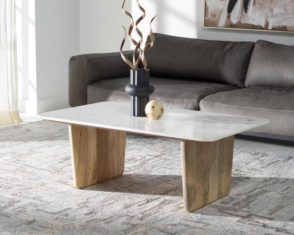 Safavieh Couture Felicity Marble Coffee Table