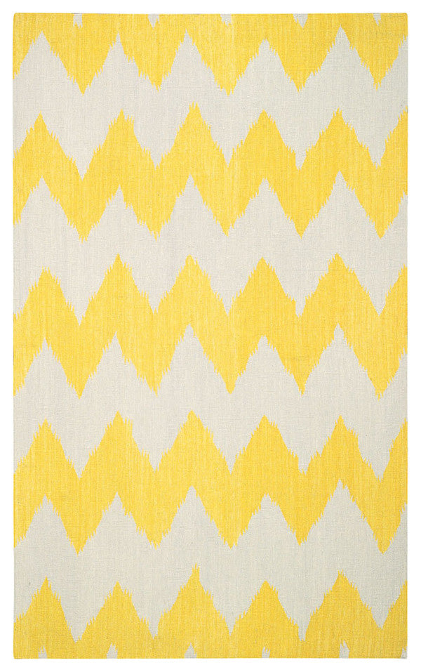 Capel Genevieve Gorder Insignia Yellow 3626_100 Flat Woven Rugs - 5' X 8' Rectan