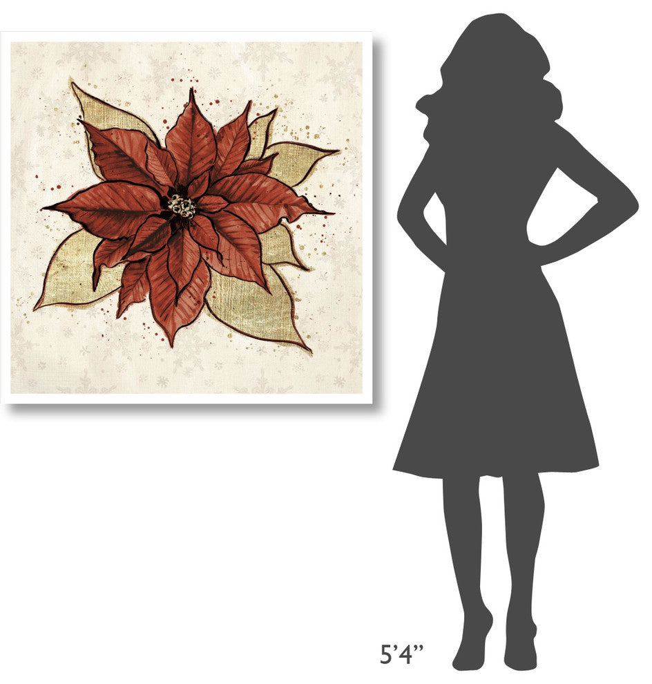 "Holiday Gem III" Digital Paper Print by Janelle Penner, 38"x38"