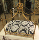 Jeweled Crown Gold Iron Dog Bed, Pet Canopy Metal Royal