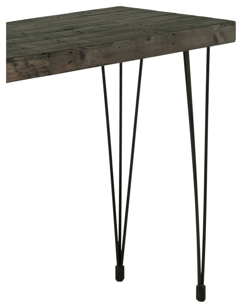 First of A Kind Boneta Console Table Weathered Gray