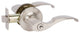 Callan Kendall Keyed Entry Lever Set, Satin Nickel