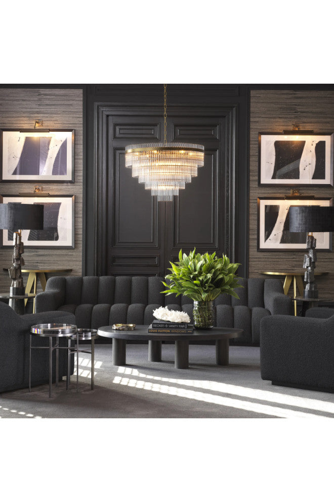 Cascading Glass Rods Chandelier | Eichholtz East