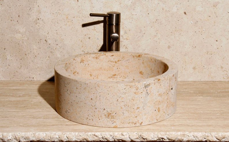 V-VGR16 Sandstorm Honed Vessel Sink