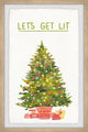 "Light Up the Tree" Framed Painting Print, 24x36
