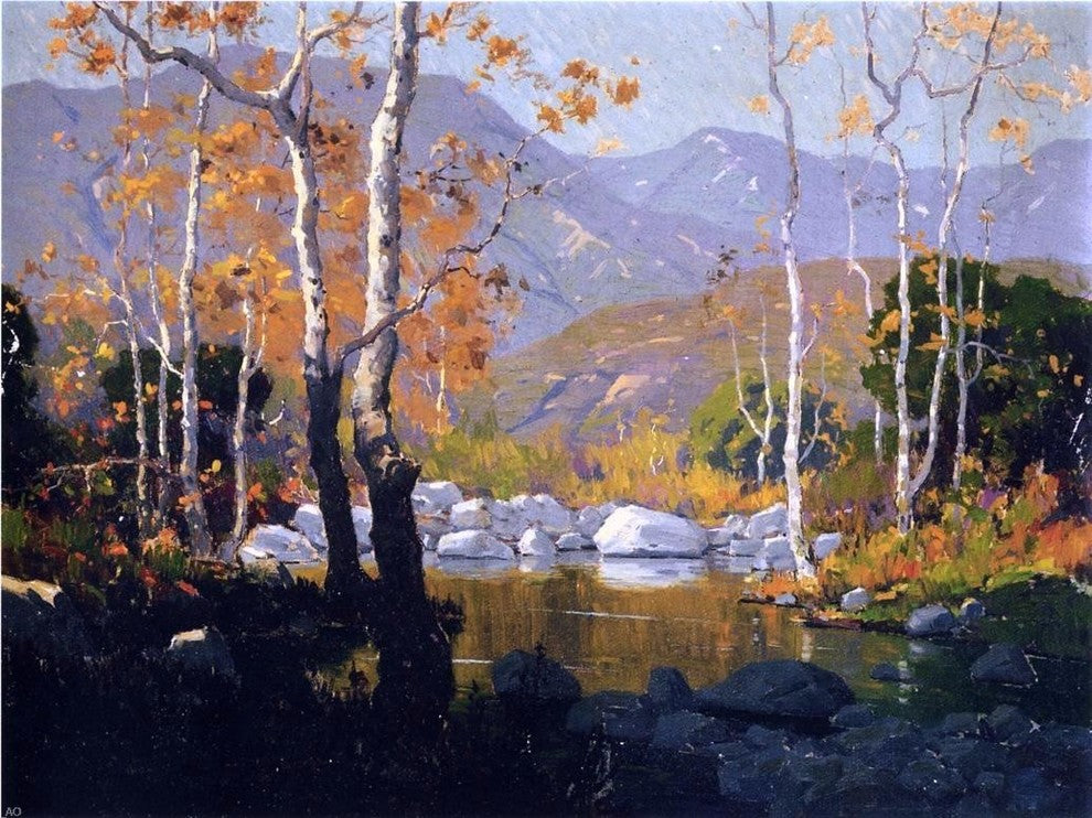 Elmer Wachtel Spring Landscape, 21"x28" Wall Decal Print