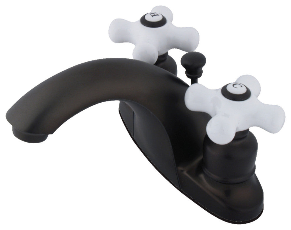 Kingston Brass 4" Centerset Bathroom Faucet, Oil Rubbed Bronze