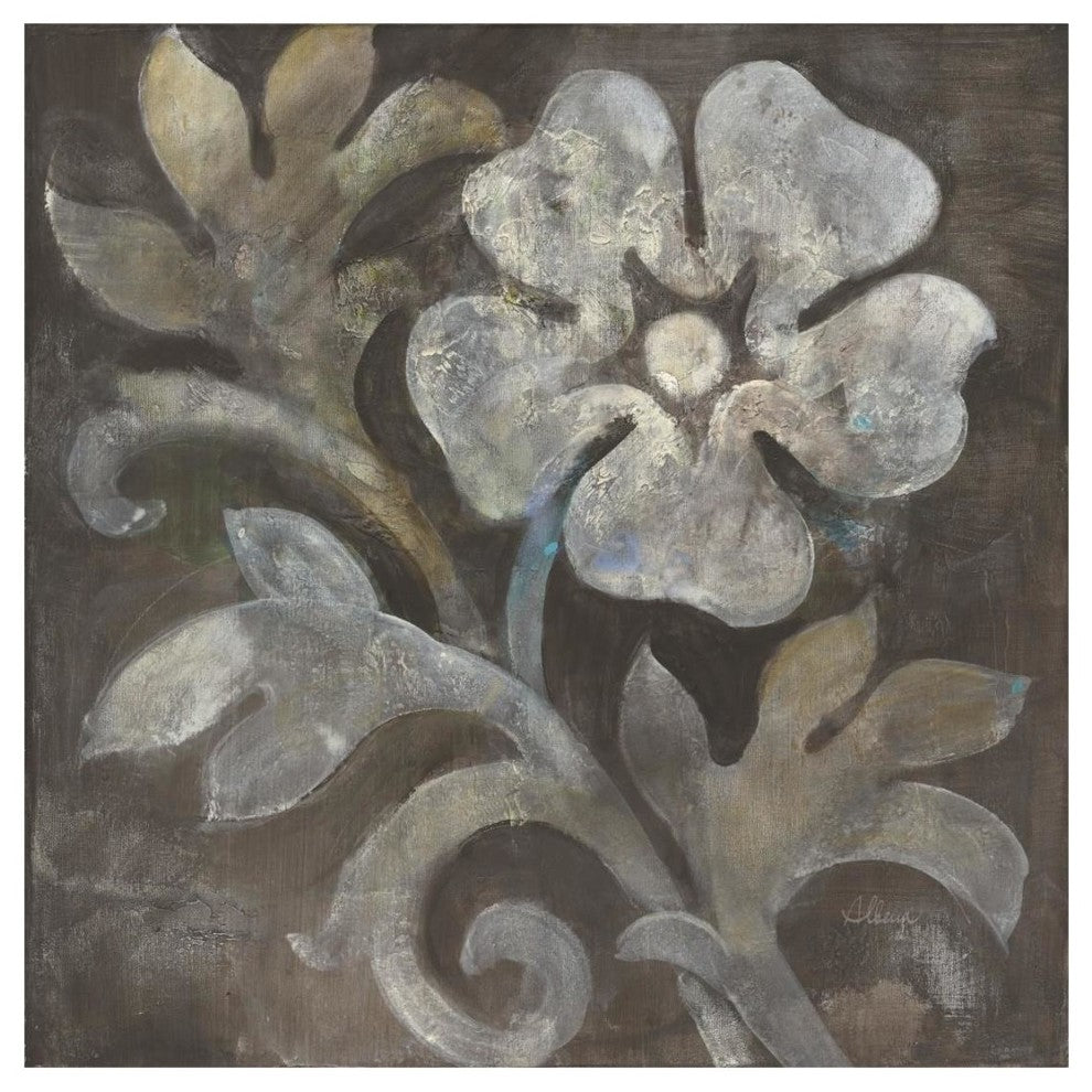 "Fresco Floral I" Digital Paper Print by Albena Hristova, 20"x20"