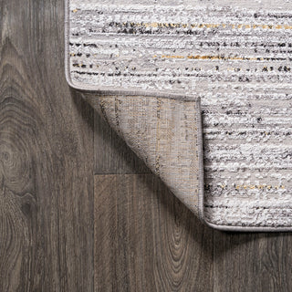 Loom Modern Strie' Area Rug, Gray/Black, 4 X 6