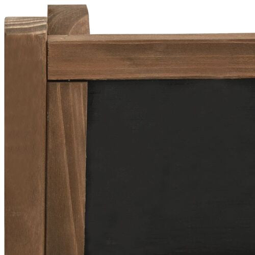 vidaXL Plant Stand Natural Wood Solid Fir Wood 15.7x11.8x35.4 in Durable