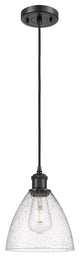Innovations 516-1P-BK-GBD-754 1-Light Mini Pendant, Matte Black