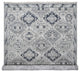 Silver Gray Anatolian Design Soft Wool Hand Knotted Oversized Rug, 11'9"x14'8"