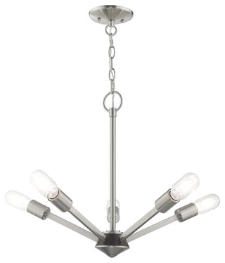 Livex Lighting Brushed Nickel 5-Light Chandelier