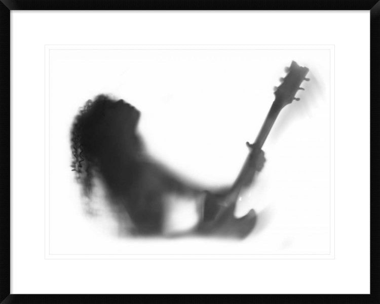 "Solo" Framed Digital Print by Sebastian Kisworo, 30"x24"