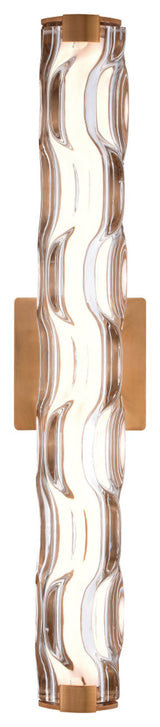 Vaxcel Lighting W0359 Marseille 1 Light 24"W LED Bath Bar - - Natural Brass