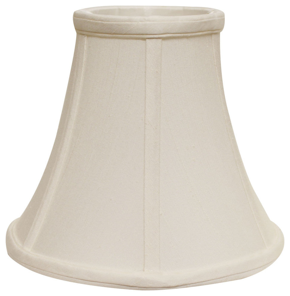 10" White Premium Bell Monay Shantung Lampshade
