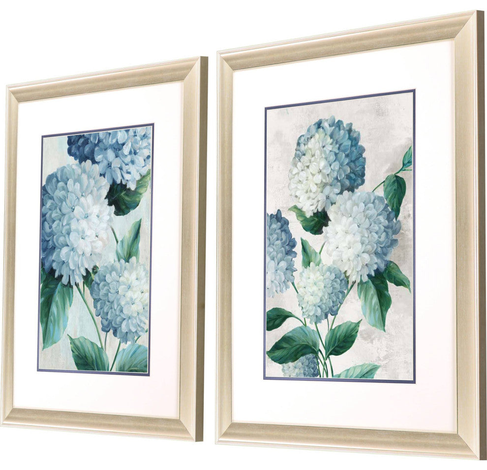 Hydrangea Blooms, 2-Piece Set