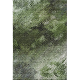 Premium Machine Washable Mayfield AMF590 Green 5' x 7'6" Rug
