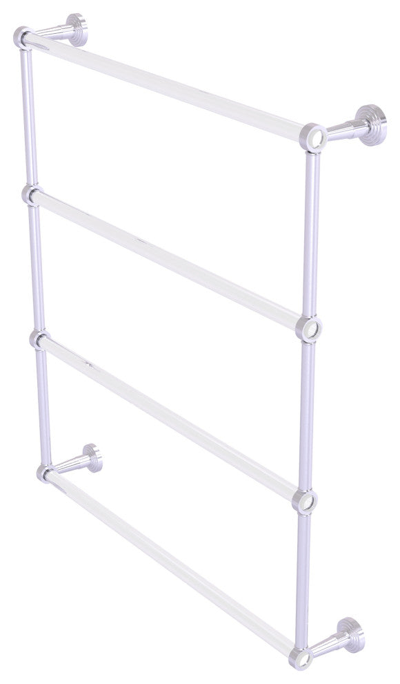 Pacific Beach 4 Tier 30" Ladder Towel Bar, Satin Chrome