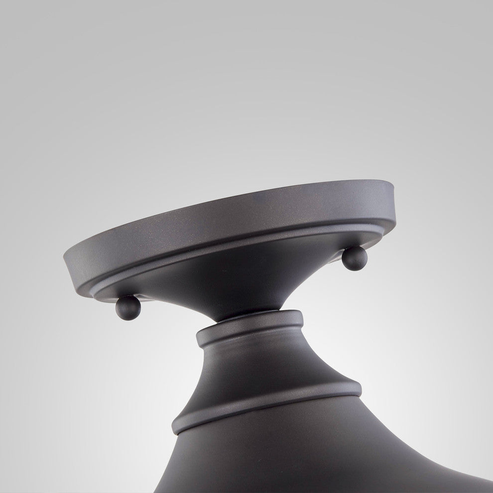 Camden Outdoor LED Flushmount, Aged Bronze, Aged Bronze