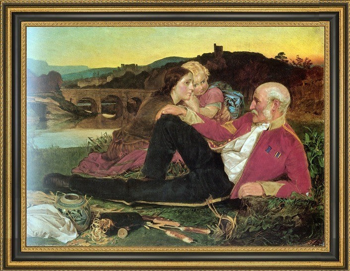 Anthony Frederick Sandys Autumn Framed Premium Canvas Print, 18"x24"
