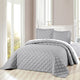 Charleston Down Alternative Bed Spread Set, Ash Gray, Queen