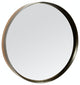 Black Metal Wall Mirror, 32"x32"x5" 43351