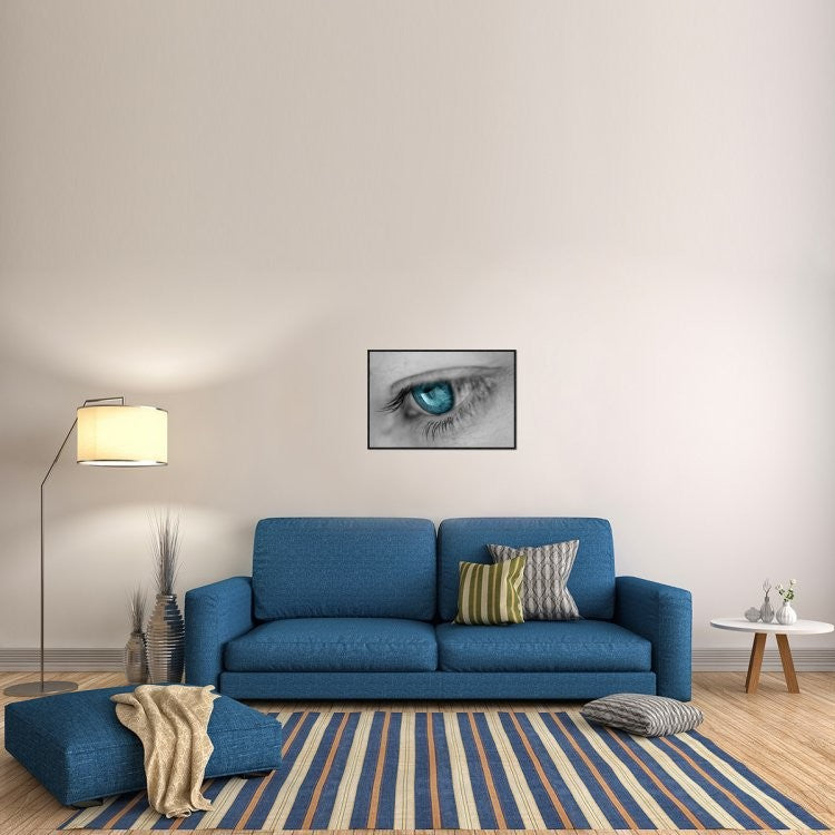 "Music In Her Eyes" Framed Canvas Giclee by Xavier Garci, 31x21"