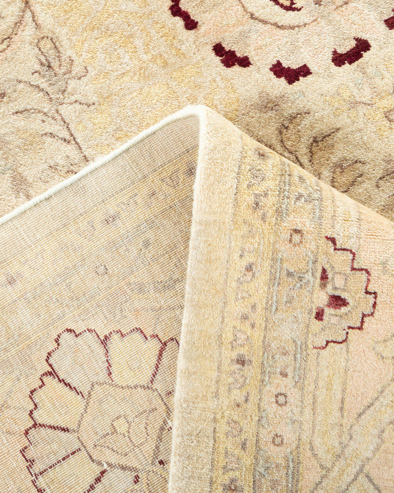 Ximena, One-of-a-Kind Hand-Knotted Area Rug Ivory, 9'2"x12'2"