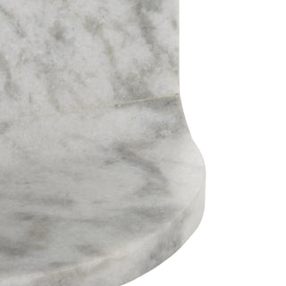 Safavieh Couture Melinda Marble "C" Accent Table, White