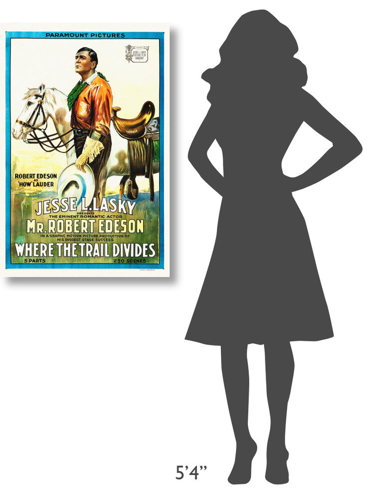 "Where The Trail Divides" Canvas by Hollywood Photo Archive, 24x36"