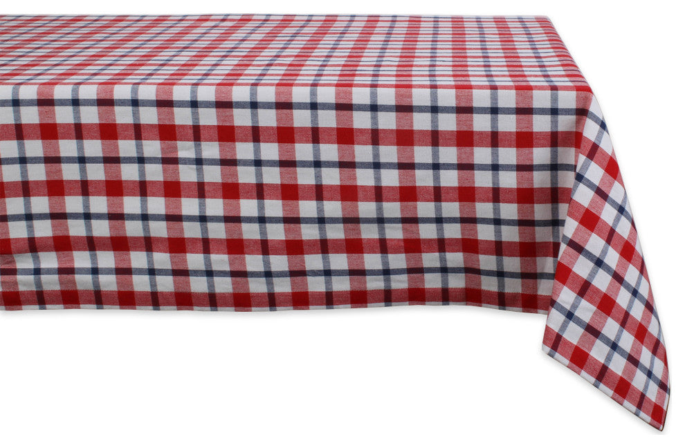 American Plaid Tablecloth 60X104