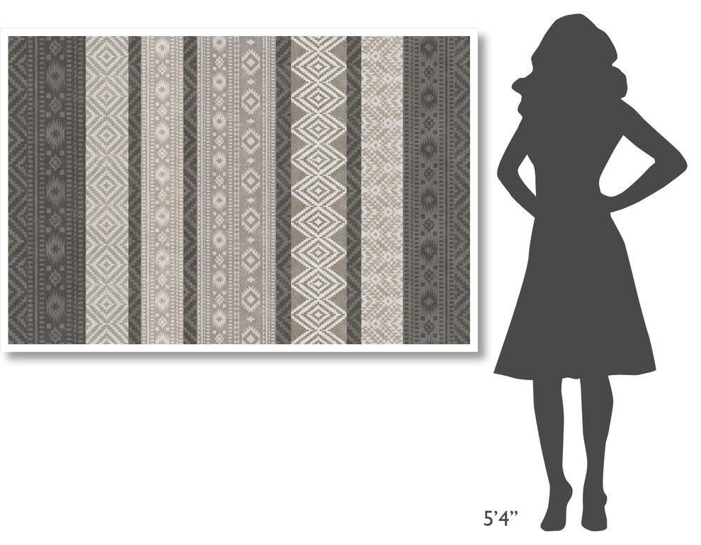 "Soft Lodge X" Digital Paper Print by Janelle Penner, 62"x42"