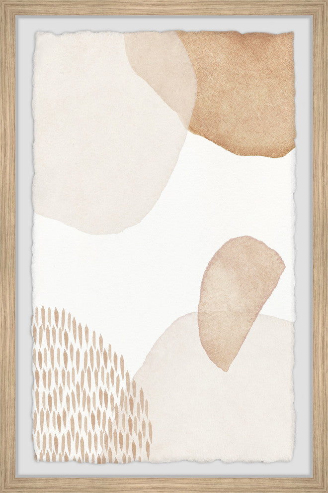 "Moderate Intensity" Framed Painting Print, 30x45