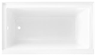 Voltaire Acrylic With Integral Tile Flange, 60"x30", Left Hand Drain