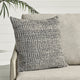 Shades Recycled Fabric Fabric Throw Pillow by Kosas Home, Gray, 22x22