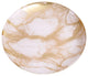 Classic Touch Gold-White Marble Plates, Set of 4
