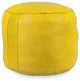 Tabouret Fez Stuffed Pouf, Yellow