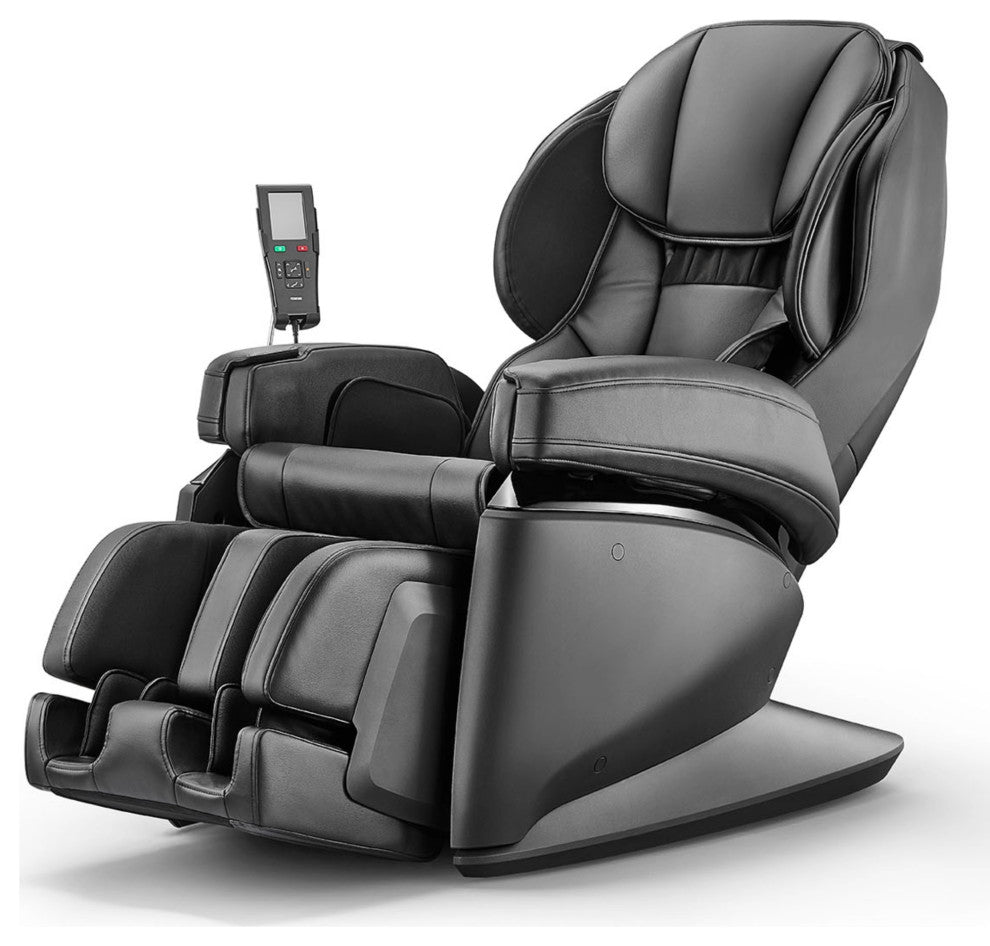 JP1100 - Luxury 4D Massage Chair | Zero Gravity Recline | Air Compression, Black