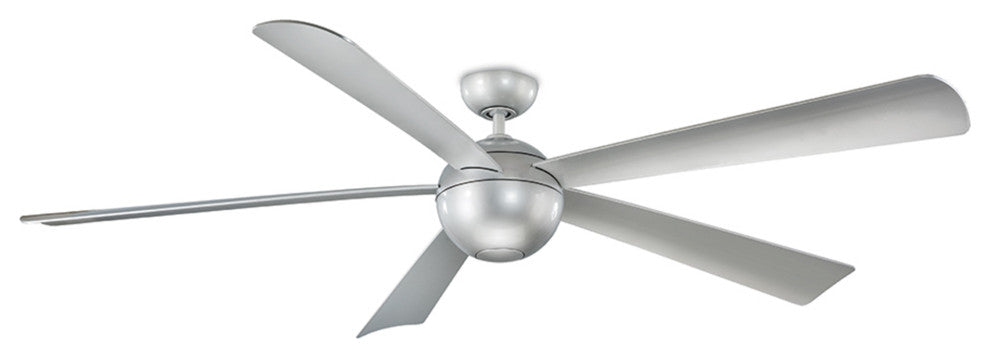 Modern Forms Orb Ceiling Fan, Automotive Silver